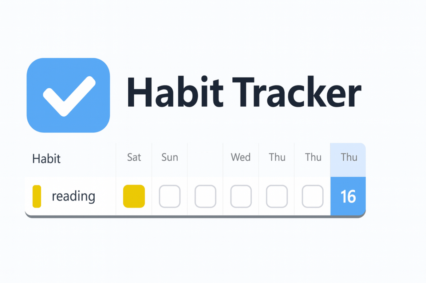 Habit tracker
